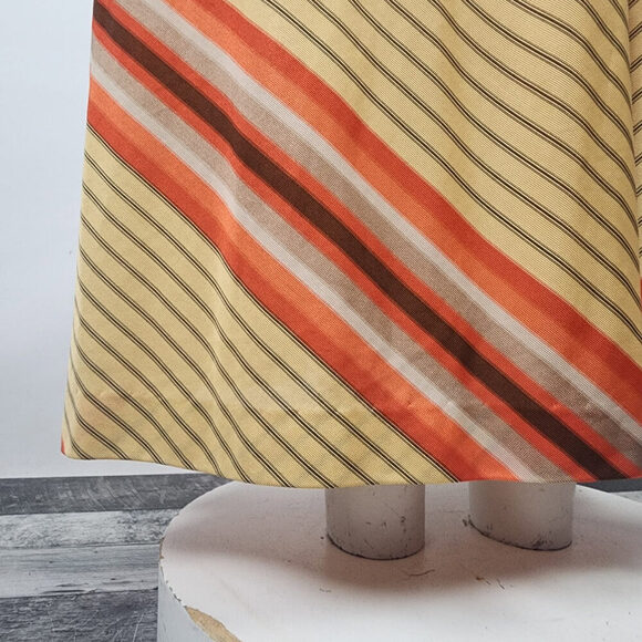 Vintage Nu Mode Red & Brown Maxi Dress Size S - Picture 5 of 10